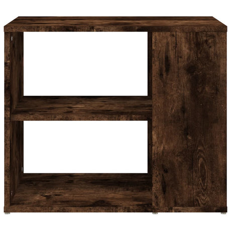 Bijzetkast 60x30x50 cm bewerkt hout gerookt eikenkleurig - AllerleiShop