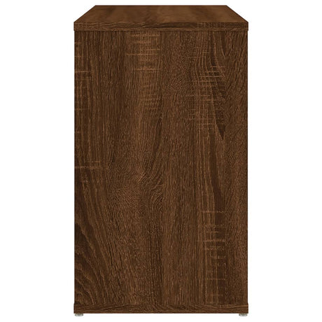 Bijzetkast 60x30x50 cm bewerkt hout bruin eikenkleur - AllerleiShop