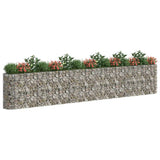 Gabion plantenbak verhoogd 540x50x100 cm gegalvaniseerd ijzer