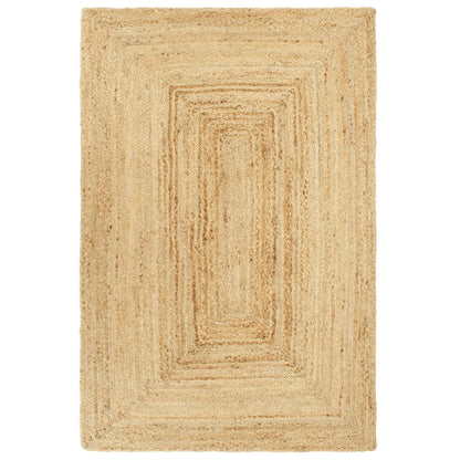 Vloerkleed handgemaakt 80x250 cm jute - AllerleiShop