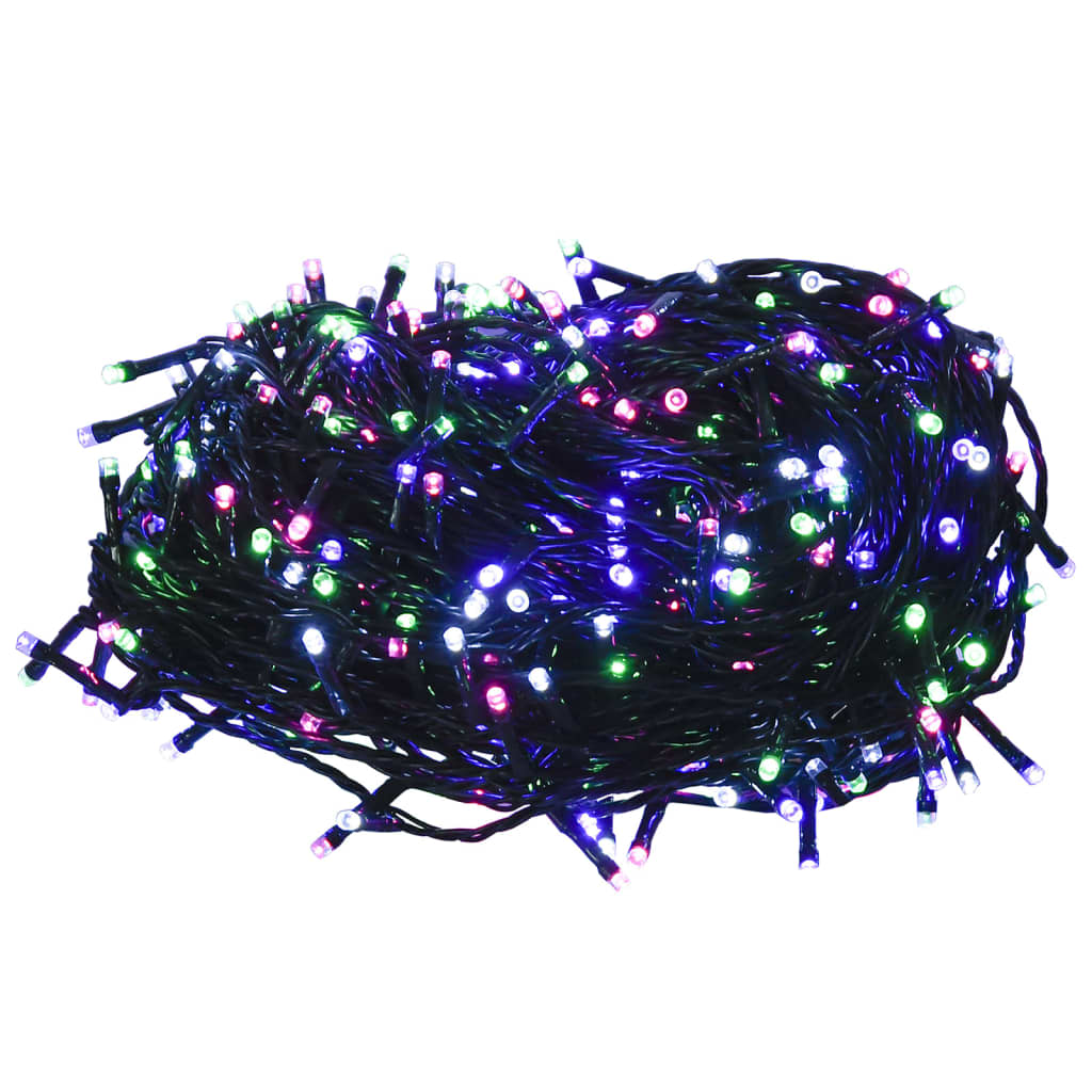 Lichtslinger met 600 LED's pastel meerkleurig 60 m PVC - AllerleiShop