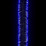 Lichtslinger cluster met 400 LED's blauw 7,4 m PVC - AllerleiShop