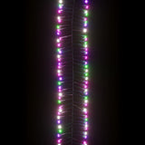 Lichtslinger cluster met 400 LED's pastel meerkleurig 7,4 m PVC - AllerleiShop