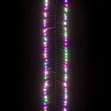 Lichtslinger cluster met 1000 LED's pastel meerkleurig 11 m PVC - AllerleiShop