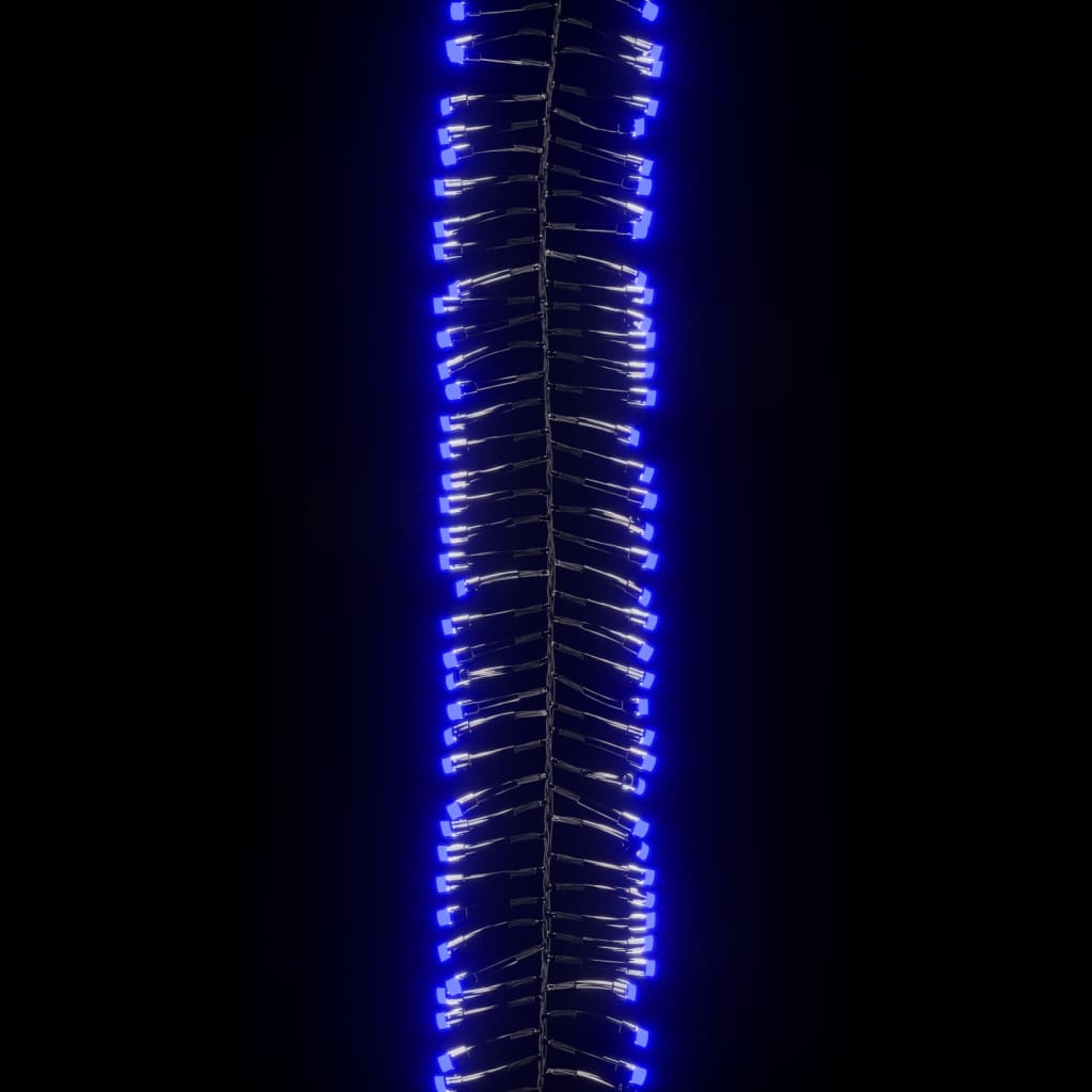 Lichtslinger cluster met 2000 LED's blauw 17 m PVC - AllerleiShop