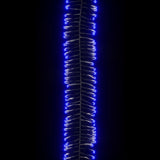 Lichtslinger cluster met 2000 LED's blauw 17 m PVC - AllerleiShop