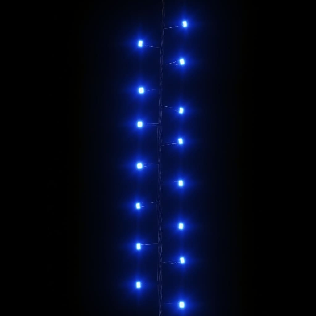 Lichtslinger compact met 400 LED's blauw 13 m PVC - AllerleiShop