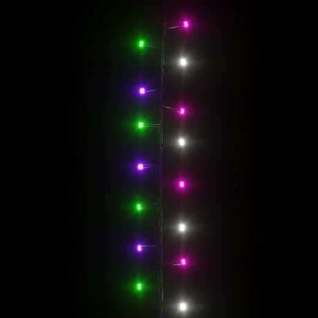 Lichtslinger compact met 400 LED's pastel meerkleurig 13 m PVC - AllerleiShop