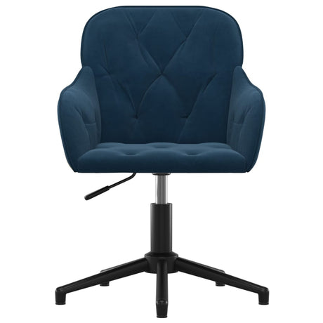 Eetkamerstoelen draaibaar 2 st fluweel blauw - AllerleiShop