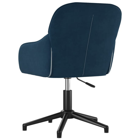 Eetkamerstoelen draaibaar 2 st fluweel blauw - AllerleiShop