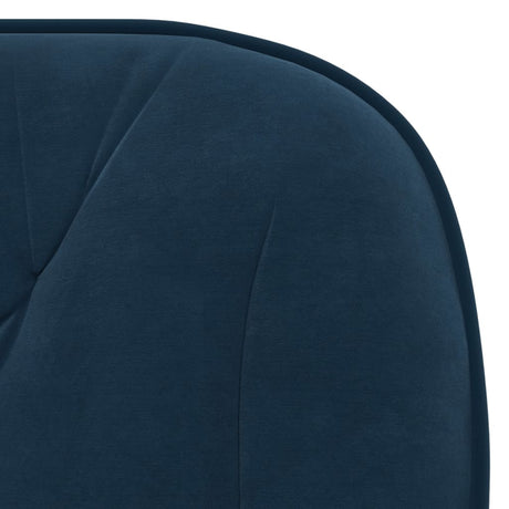 Eetkamerstoelen draaibaar 2 st fluweel blauw - AllerleiShop