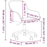 Eetkamerstoelen draaibaar 2 st fluweel bruin - AllerleiShop