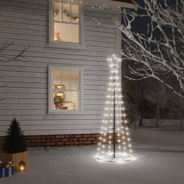 Kegelkerstboom 108 LED's 70x180 cm koudwit - AllerleiShop