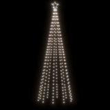 Kegelkerstboom 310 LED's 100x300 cm koudwit - AllerleiShop