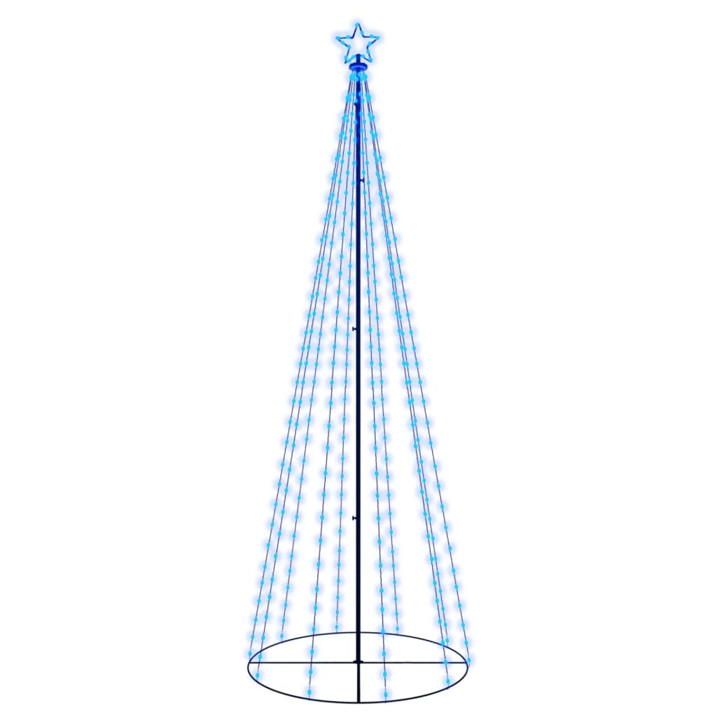 Kegelkerstboom 310 LED's 100x300 cm blauw - AllerleiShop