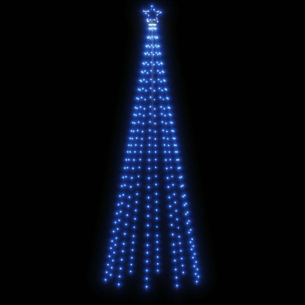 Kegelkerstboom 310 LED's 100x300 cm blauw - AllerleiShop