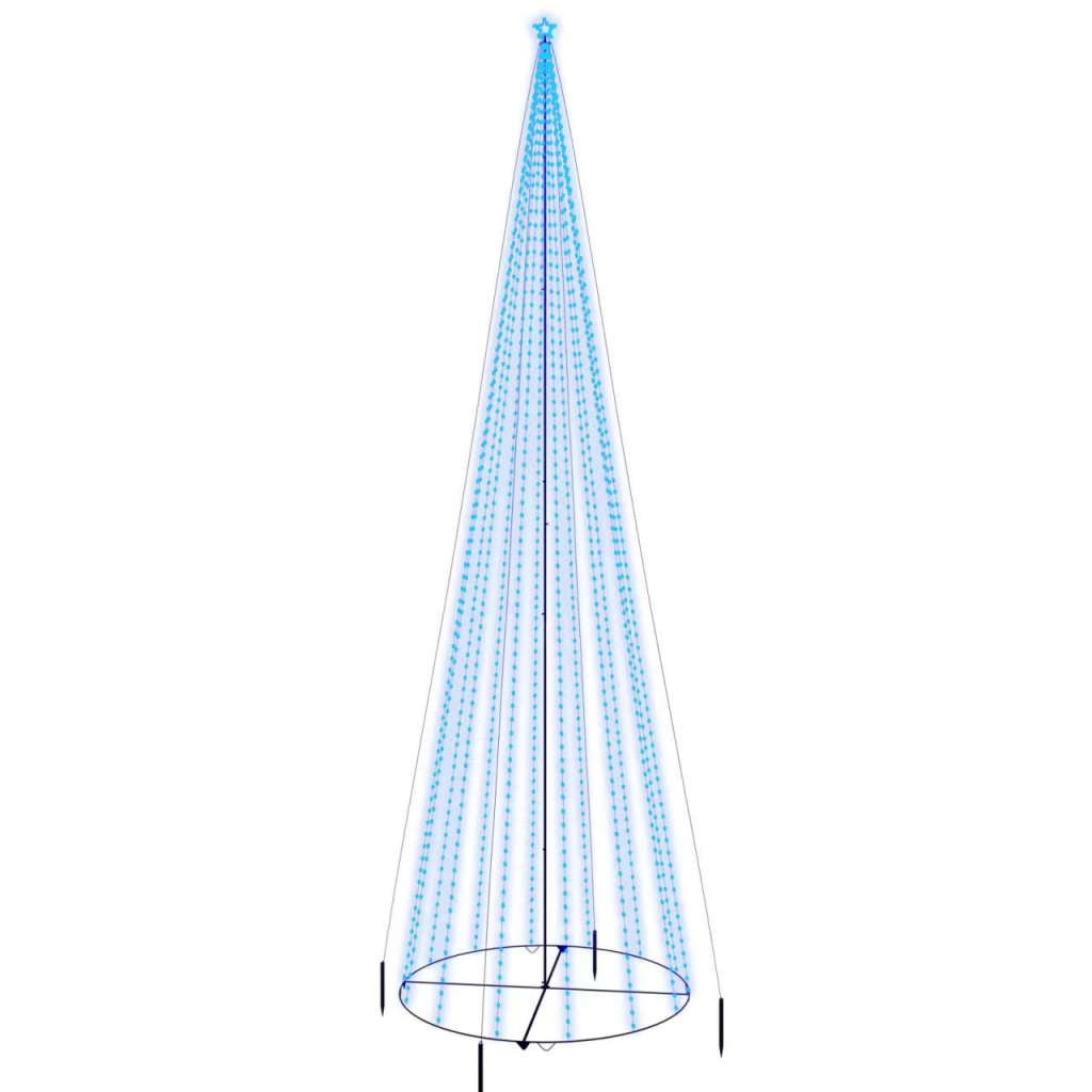 Kegelkerstboom 1134 LED's blauw 230x800 cm - AllerleiShop