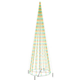 Kegelkerstboom 1134 LED's meerkleurig 230x800 cm - AllerleiShop