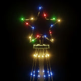 Kegelkerstboom 1134 LED's meerkleurig 230x800 cm - AllerleiShop