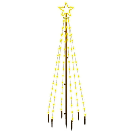 Kerstboom met grondpin 108 LED's warmwit 180 cm - AllerleiShop