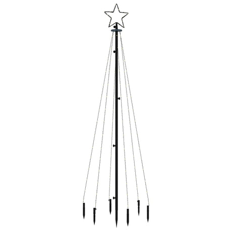 Kerstboom met grondpin 108 LED's warmwit 180 cm - AllerleiShop