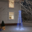 Kerstboom met grondpin 108 LED's blauw 180 cm - AllerleiShop