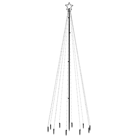 Kerstboom met grondpin 310 LED's warmwit 300 cm - AllerleiShop