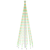 Kerstboom met grondpin 732 LED's meerkleurig 500 cm - AllerleiShop