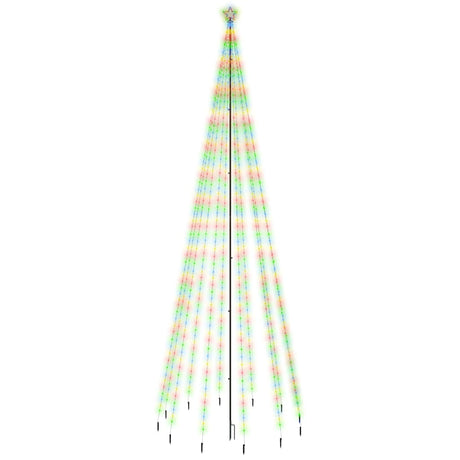 Kerstboom met grondpin 732 LED's meerkleurig 500 cm - AllerleiShop