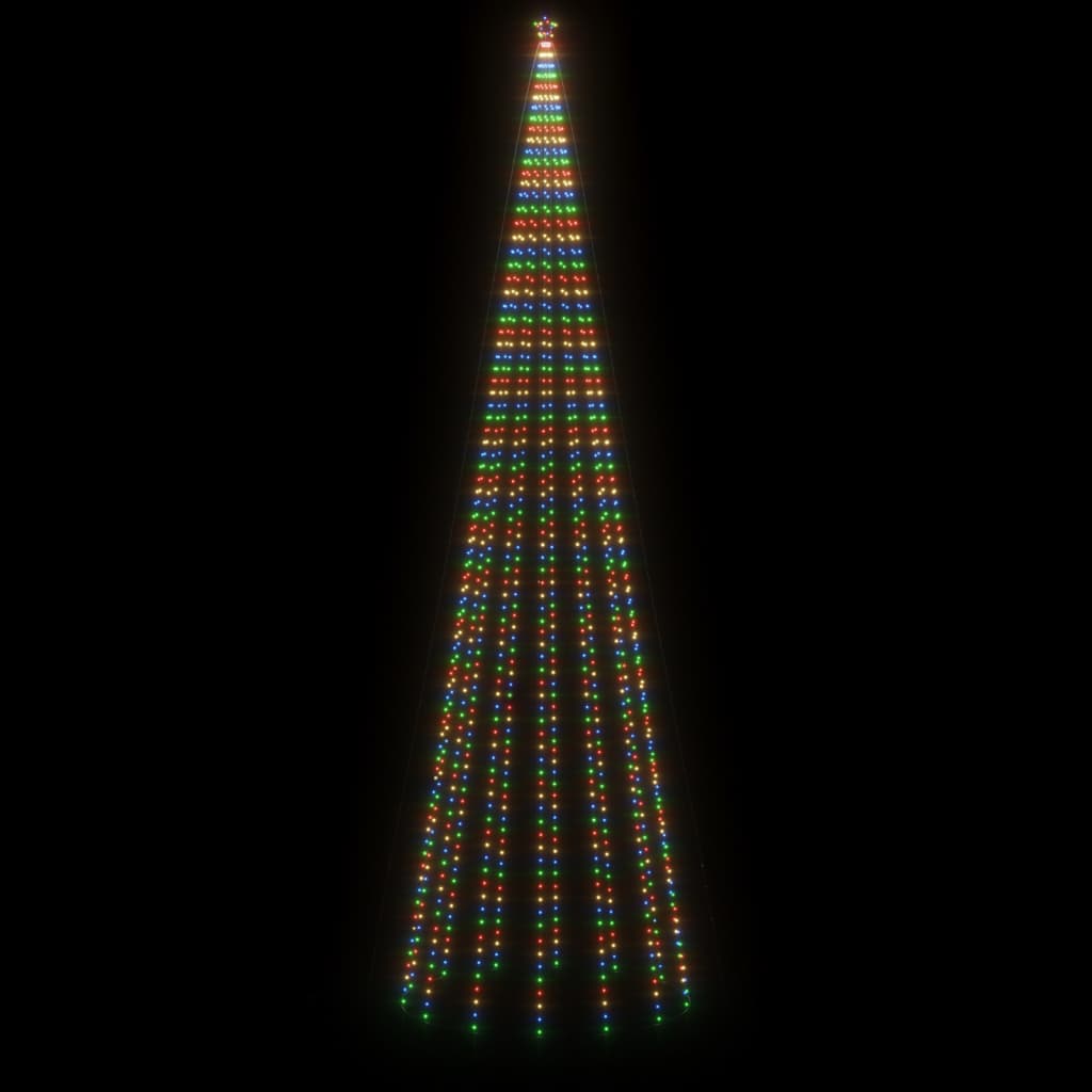 Kerstboom met grondpin 1134 LED's meerkleurig 800 cm - AllerleiShop