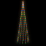 Kerstboom met grondpin 1134 LED's meerkleurig 800 cm - AllerleiShop