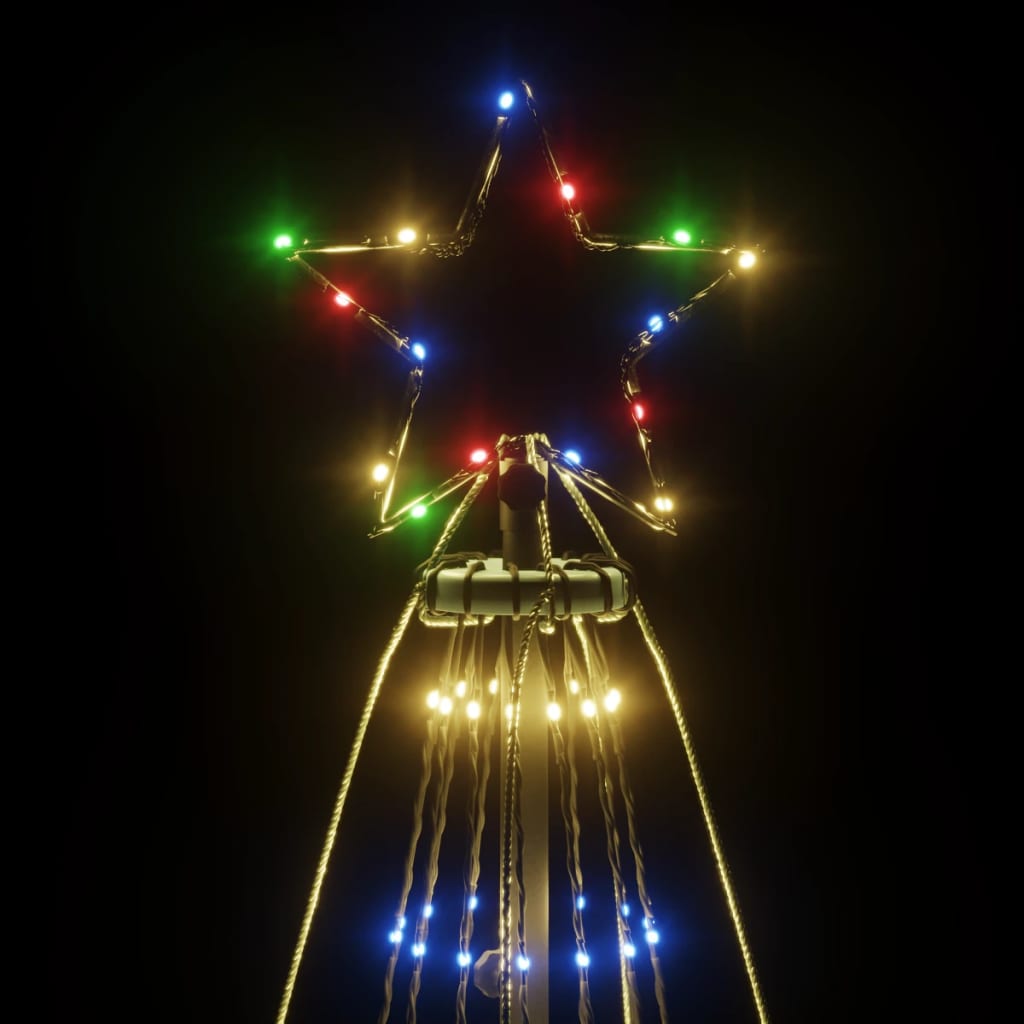 Kerstboom met grondpin 1134 LED's meerkleurig 800 cm - AllerleiShop