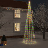 Kerstboom met grondpin 1134 LED's meerkleurig 800 cm - AllerleiShop