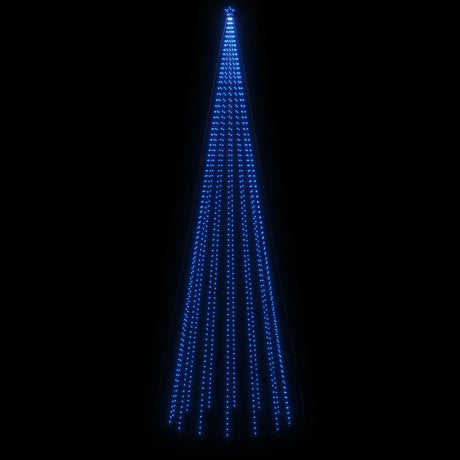 Kerstboom met grondpin 1134 LED's blauw 800 cm - AllerleiShop