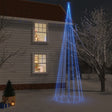 Kerstboom met grondpin 1134 LED's blauw 800 cm - AllerleiShop