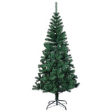 Kunstkerstboom met iriserende uiteinden 120 cm PVC groen - AllerleiShop