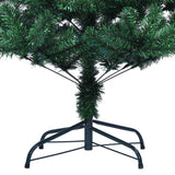 Kunstkerstboom met iriserende uiteinden 240 cm PVC groen - AllerleiShop