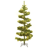 Kunstkerstboom met verlichting en standaard 150 cm PVC groen - AllerleiShop