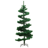 Kunstkerstboom met verlichting en standaard 150 cm PVC groen - AllerleiShop