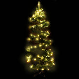 Kunstkerstboom met verlichting en standaard 180 cm PVC groen - AllerleiShop