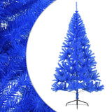 Kunstkerstboom met standaard half 240 cm PVC blauw - AllerleiShop