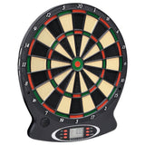 Dartbord elektrisch met darts polypropeen zwart - AllerleiShop