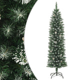 Kunstkerstboom smal met standaard 150 cm PVC - AllerleiShop