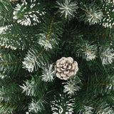 Kunstkerstboom smal met standaard 150 cm PVC - AllerleiShop