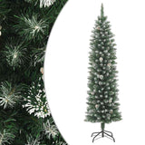 Kunstkerstboom smal met standaard 180 cm PVC - AllerleiShop