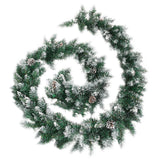 Kerstslinger met LED-lampjes 2,7 m PVC groen - AllerleiShop