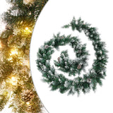 Kerstslinger met LED-lampjes 2,7 m PVC groen - AllerleiShop