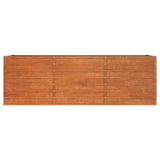 Plantenbak verhoogd 240x80x77 cm cortenstaal roestig