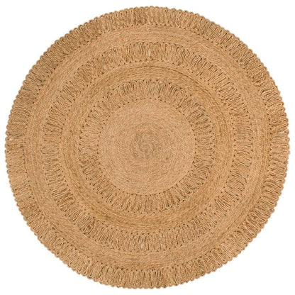 Tapijt rond 150 cm gevlochten jute - AllerleiShop