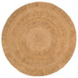 Tapijt rond 150 cm gevlochten jute - AllerleiShop